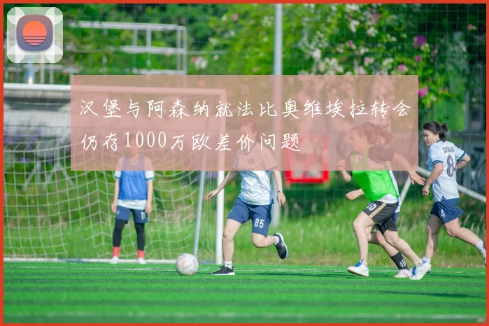 汉堡与阿森纳就法比奥维埃拉转会仍存1000万欧差价问题